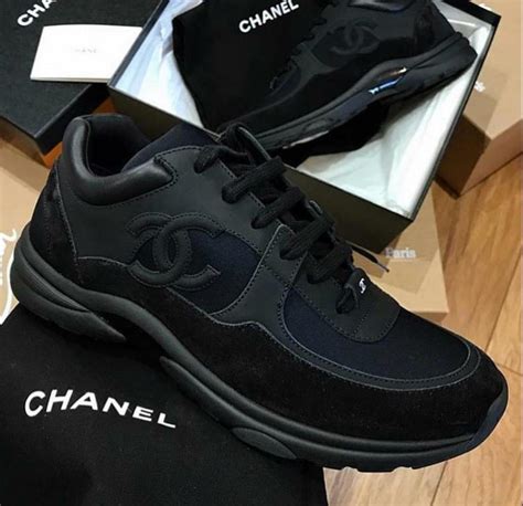 chanel low top trainers mens|Chanel trainers black and white.